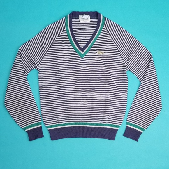 Lacoste Sweaters - Vintage 60s Haymaker Lacoste Sweater Striped